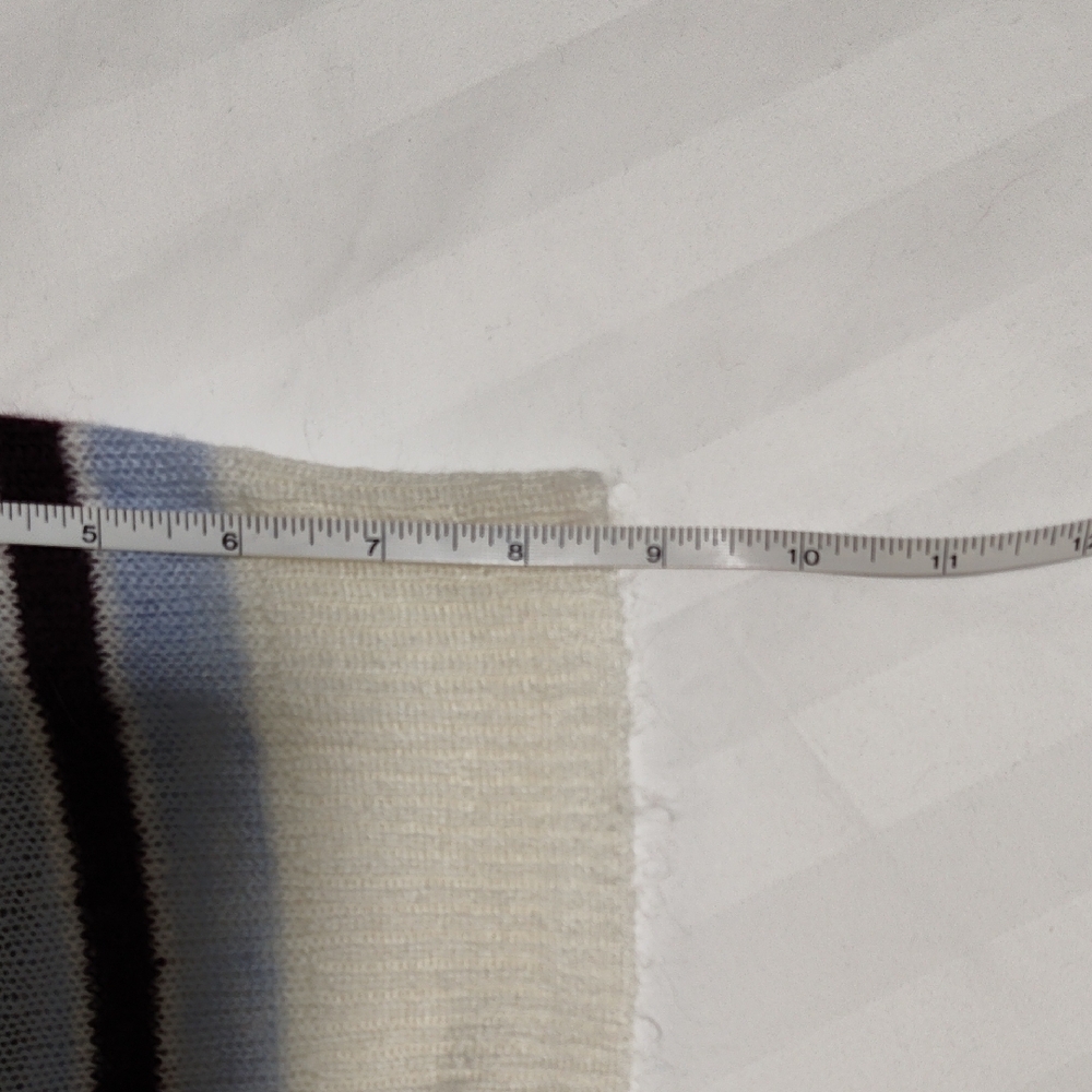J. Crew Blue and Cream Striped Sweater - Picture 7 of 9